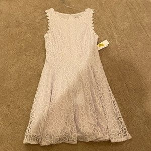 White lace City Vibe dress size 9 juniors